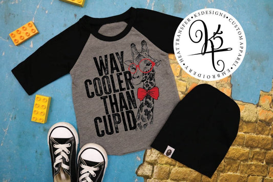 Way Cooler Than Cupid / Raglan / Toddler / Youth