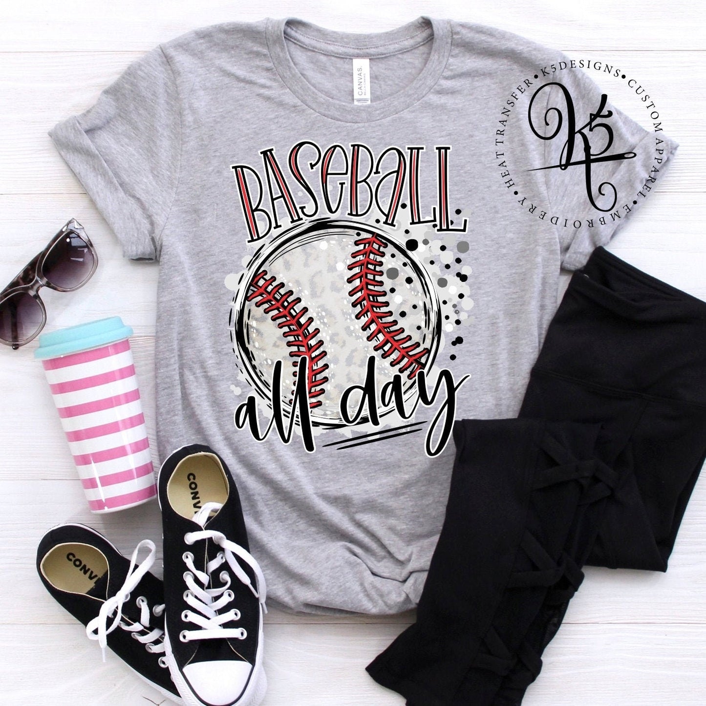 Baseball All Day / Adult / Short Sleeve