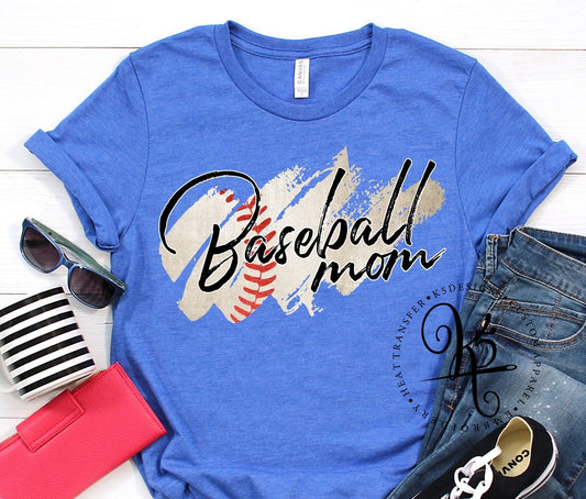 Baseball Mom / Adult / Short Sleeve