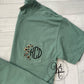 Leopard Monogram / Pocket / Adult / Short Sleeve