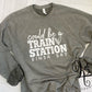 Could Be A Train Station Kinda Day Crew Sweatshirt / Adult